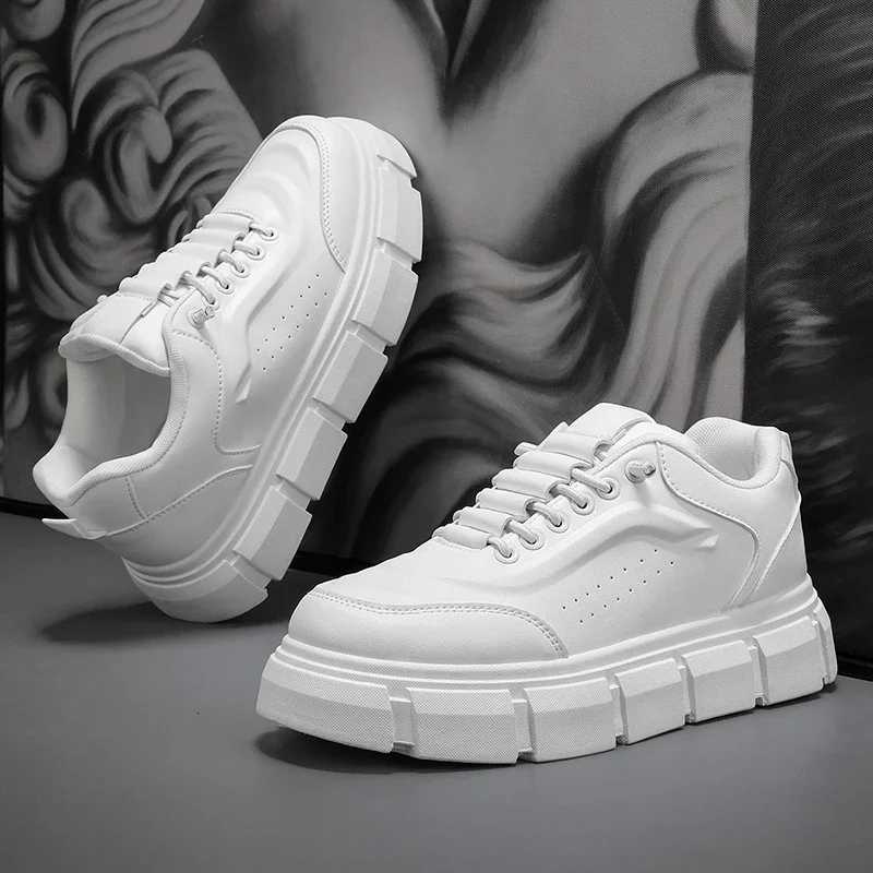 New Casual Shoes for Men 2025 Mens Oxford Shoes Leather Shoes Fashion Breathable Sneakers Handmade Platform Boot H260507 - view 4