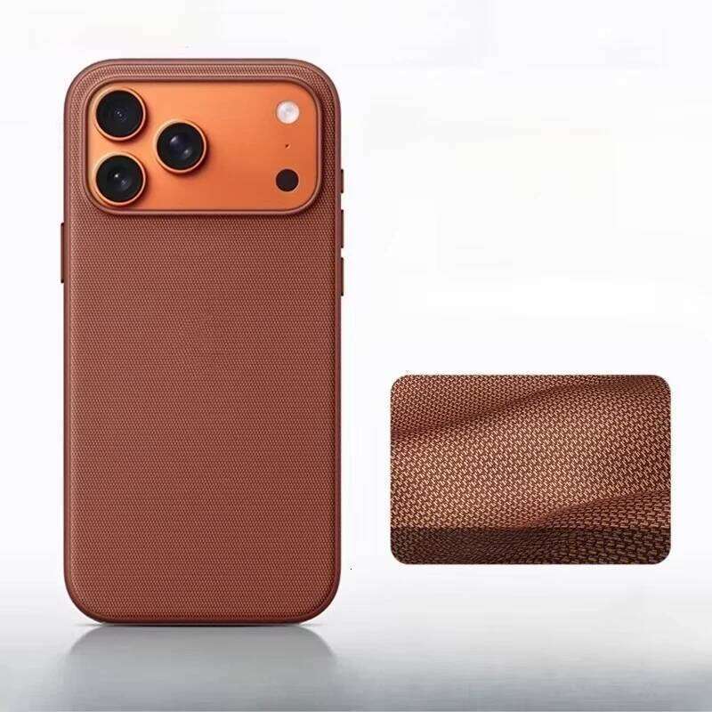 Luxury Tech Woven Magnetic Adsorption Phone Case Iphone 17 16 15 14 13 Pro Max TechWoven for Magsafe Wireless Charge Cover 26W0508