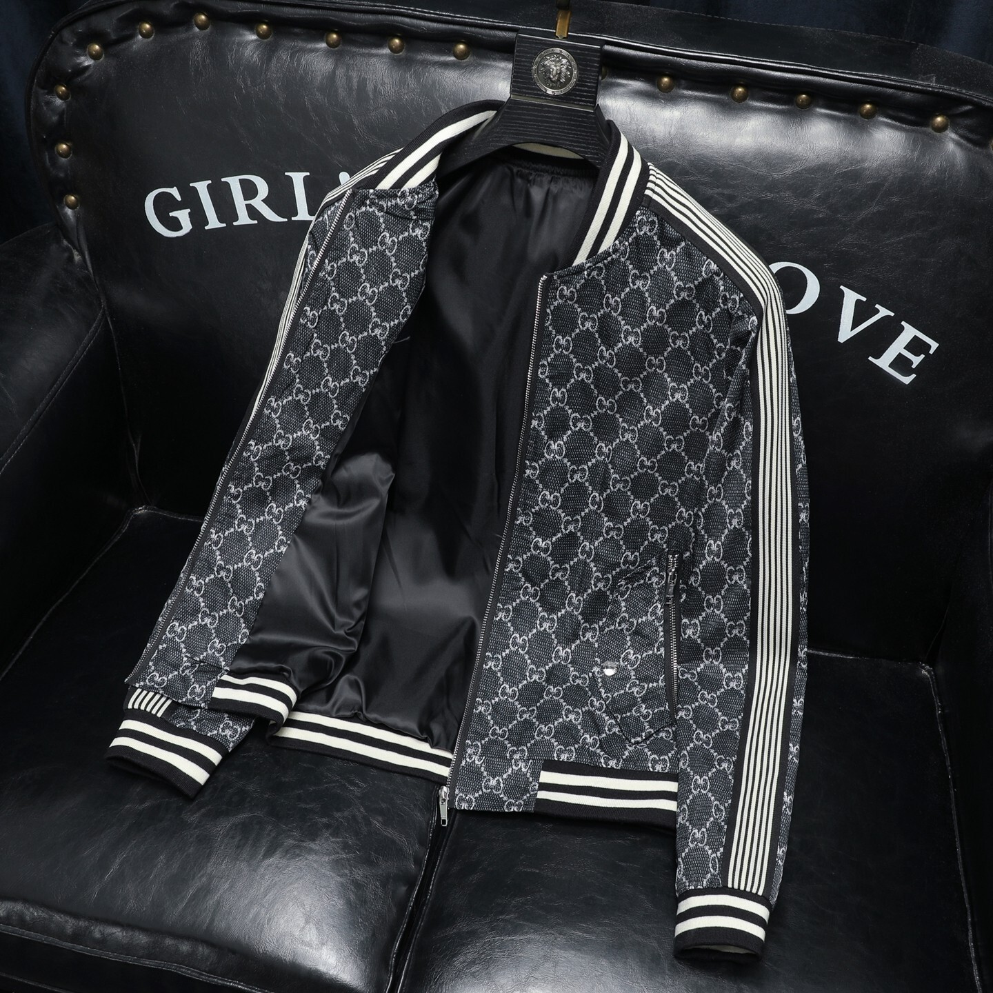 Men's baseball collar jacket, stylish zip-up, 2026 spring new model, European station direct sales, trendy