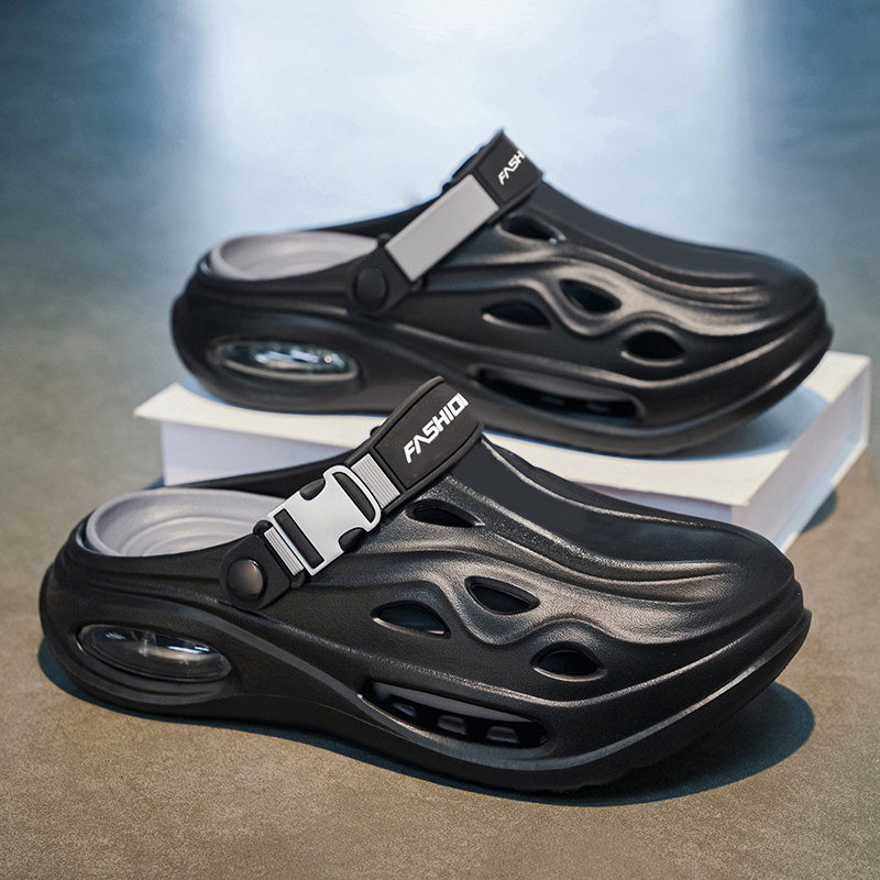 Shoes 2026 New Creative Trendy Men's Slippers with Cushioning Effect
