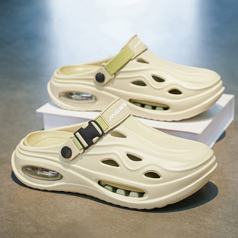 Shoes 2026 New Creative Trendy Men's Slippers with Cushioning Effect