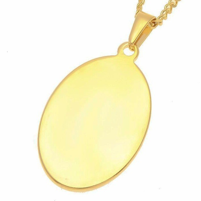 Virgin Mary Necklace 14K Gold Plated Women/Men Christian Jewelry Our Lady of Guadalupe Medal Pendant Mother Mary Necklace 251223
