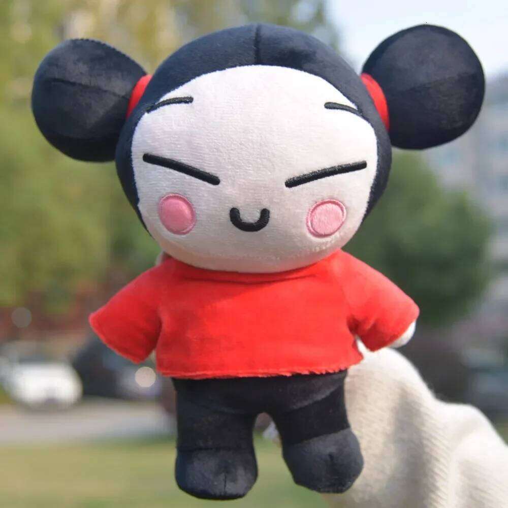 30cm Kawaii Pucca and Garu Plush Toys China Doll Cartoon Cute Soft Stuffed Dolls Figure Sleeping Pillow Children's Birthday Gift 26L0508