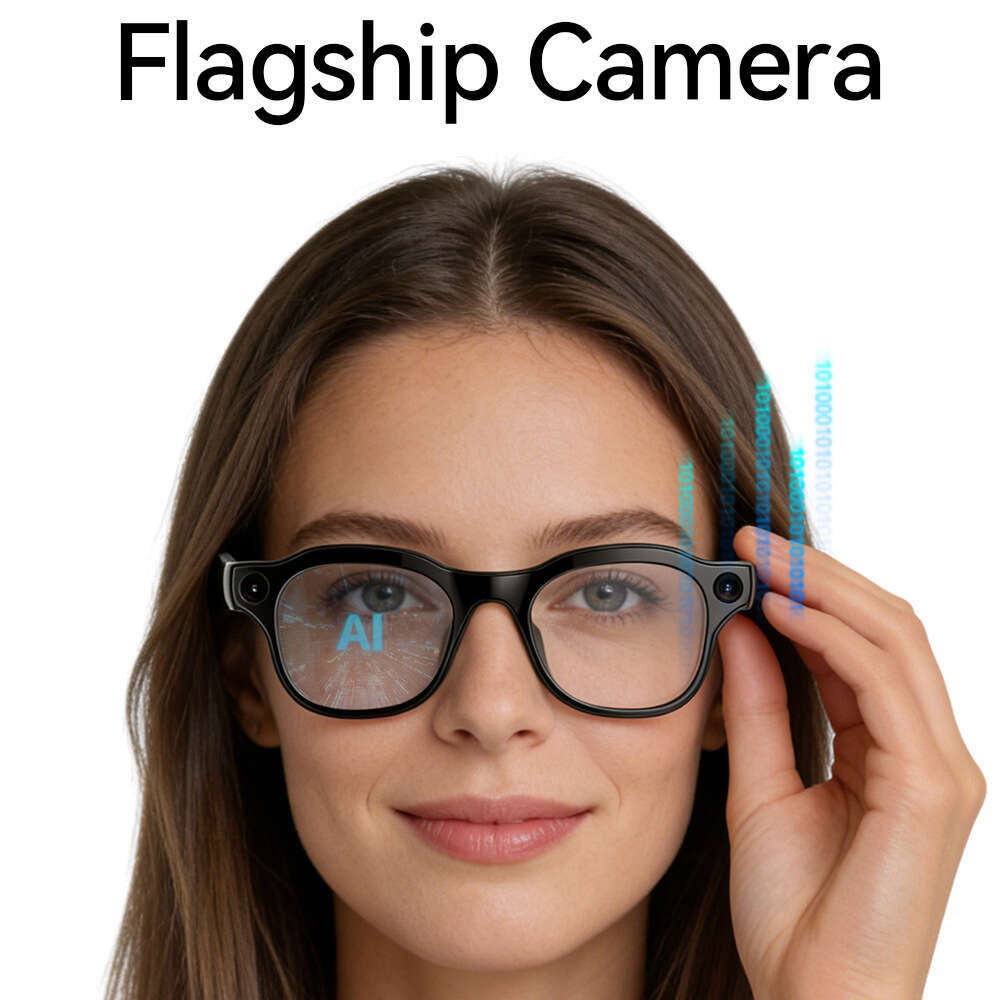 Famous Brand Microwear AI Smart Glasses With Million Camera HD Photo And Video Recording Object Recognition CKS
