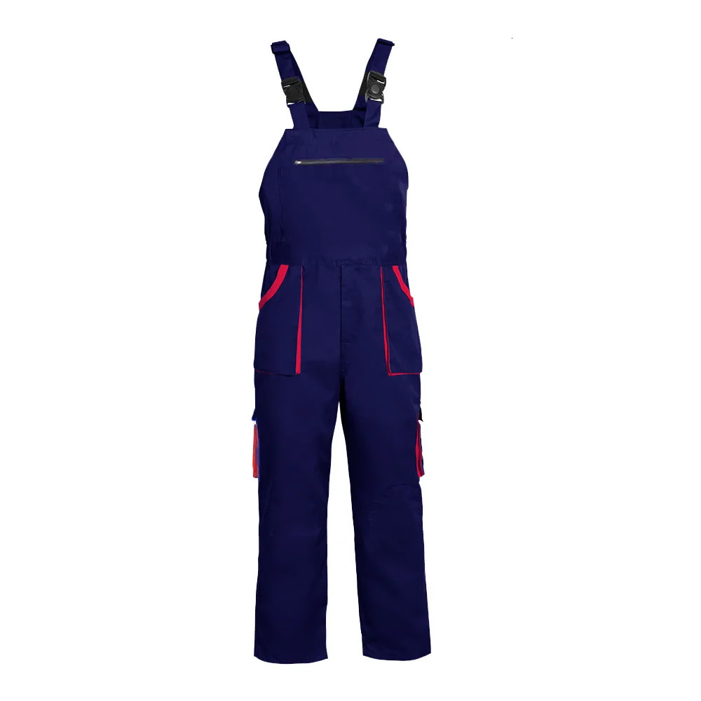 Bib Overalls Men Safety Work Clothing Big Size Protective Coveralls Strap Pants Trousers Jumpsuit Uniforms Sleeveless 260508 - view 7