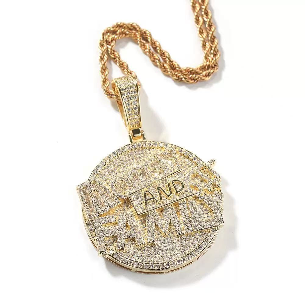 Hip Hop Pendant Passed Diamond Test Iced Out VVS Moissanite 925 Silver Custom Moissanite Pendant