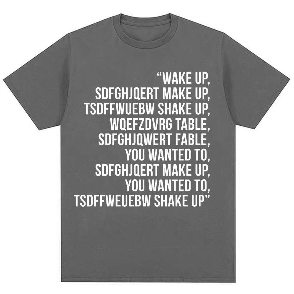 Wake Up System of A Down Chop Suey Men Women Fashion Rock Band Hip Hop Vintage T-shirt Oversized Casual Cotton T Shirts 26L0508