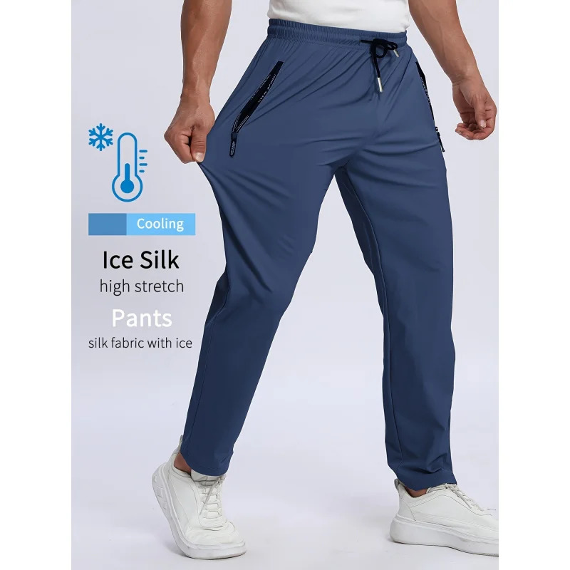 Pants Gym Man Men Gift Dry And Breathable Mens Sports Trousers Sweatpants Summer Moisture-Wicking Fishing Baggy Football 260430