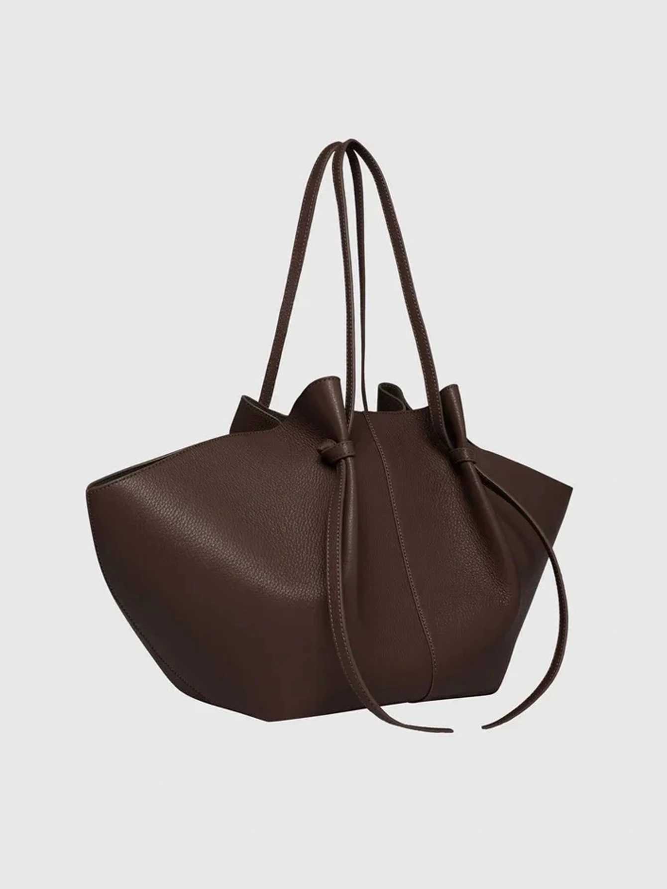 Designer Ladies single-shoder handbag high-end large-capacity PU leather underarm tote bag wing bagJ260508