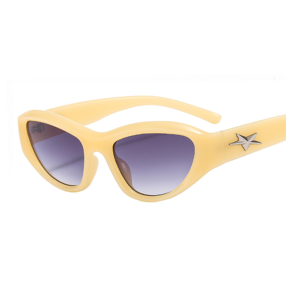 2026 New Design Small Frame Personalized Slim-fitting Sun Glasses For Men And Women Trendy Sun Protection Sunglasses Multi-color Eyeglasses Sunglasses