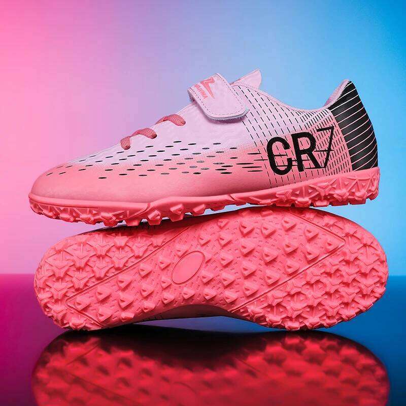 A pair of children's four-season leather shoes with studs, wear-resistant football shoes, sizes 28-39,MZ-2601-1 26H0508