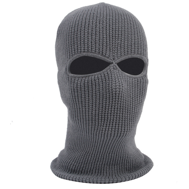 Warm Ski Mask Knitted Face Cover Adult Winter Balaclava Full Face Mask For Winter Outdoor Sports Motorcycle Windproof 250928
