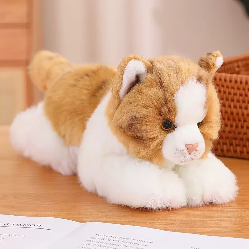 fur doll dog toy Furry dog plush toy Simulation dog Cat plush toy Stuffed Animals