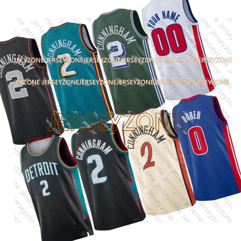 Hot Piston Cade Cunningham Basketball Jerseys Jalen Duren Ausar Thompson Isaiah Stewart Tobias Harris Kevin Huerter Ronald Holland Caris LeVert Custom
