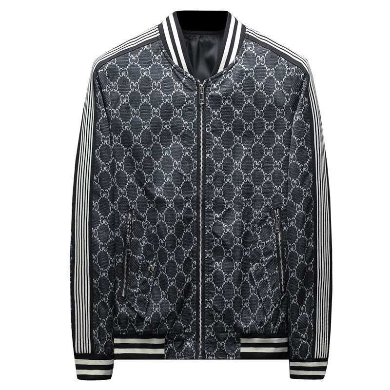 Men's baseball collar jacket, stylish zip-up, 2026 spring new model, European station direct sales, trendy