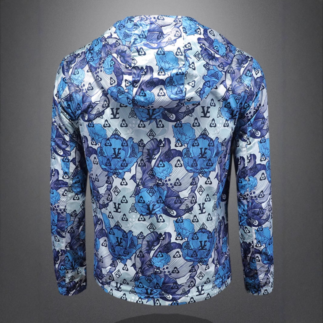 European Fashion Casual Hooded Jacket 2026 Spring New Large Size Designer Men's Clothing