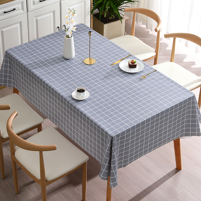 YL-38611 Custom Multi-Color Pattern PVC Tablecloth - Waterproof, Oil-proof, Heat-resistant, Wash-free