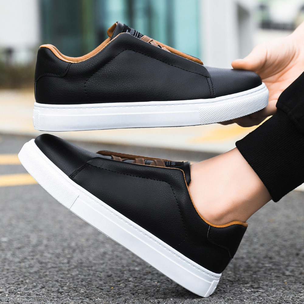 Men's Fashion Solid Color Low-Top Skateboard Shoes Comfortable Non-Slip Durable Sports Shoes for Outdoor Activities daily outfit