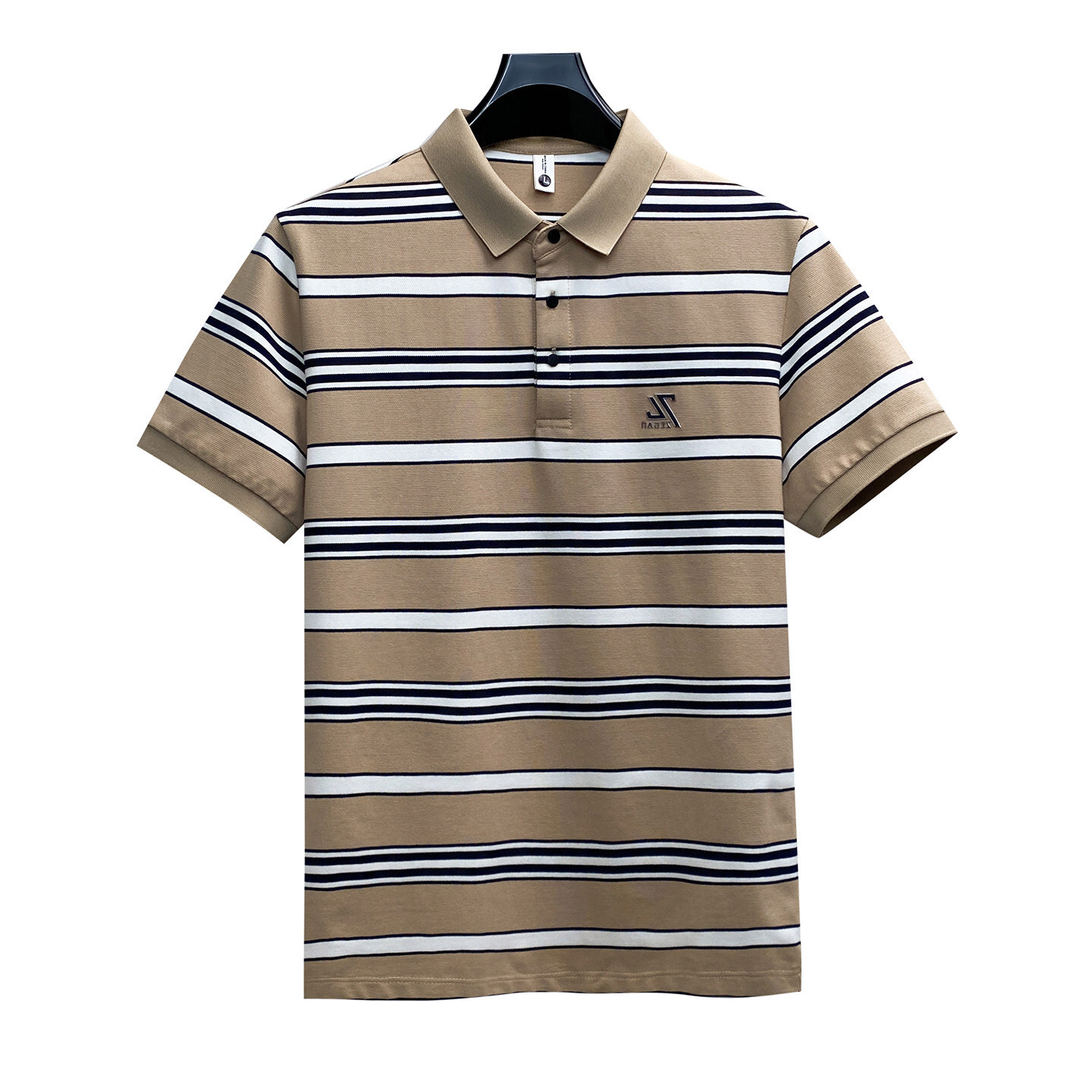 2026 Summer New European Style Turn-Down Collar Short-Sleeve POLO Shirt, Embroidered Versatile Men's T-Shirt, Wholesale for Volume Purchases