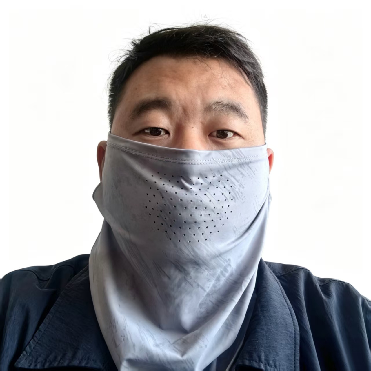 High-quality riding mask Barak Rafah hat sun mask summer anti-ultraviolet shading breathable riding mask ice silk neck ice veil collar can be customiz