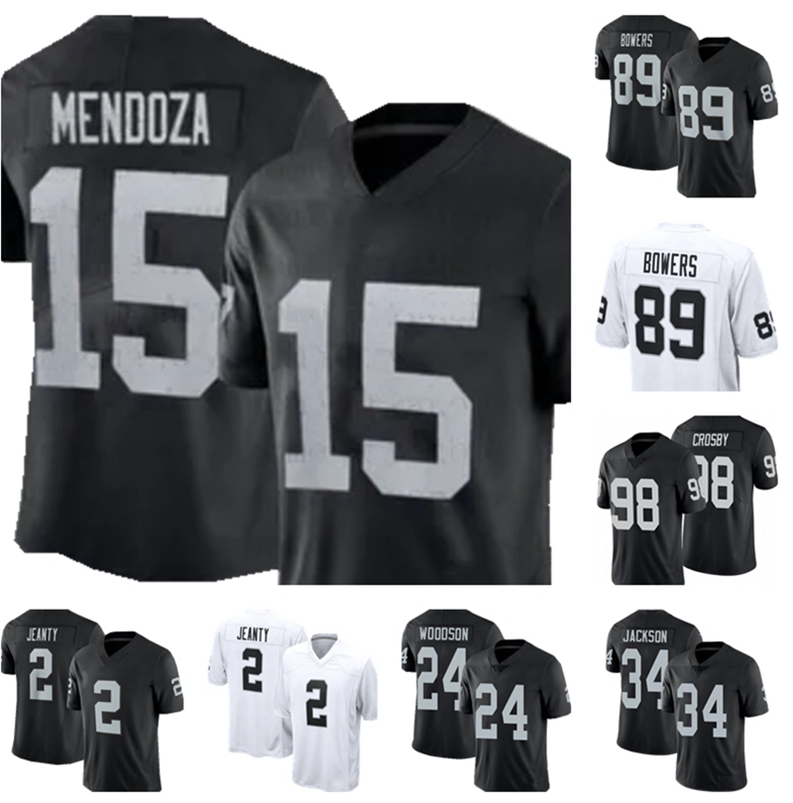 2026 Lasvegas Raiderss jersey Fernando Mendoza Crosby Bowers Raider jersey Ashton Jeanty Football Jersey Jackson Woodson Jerseys