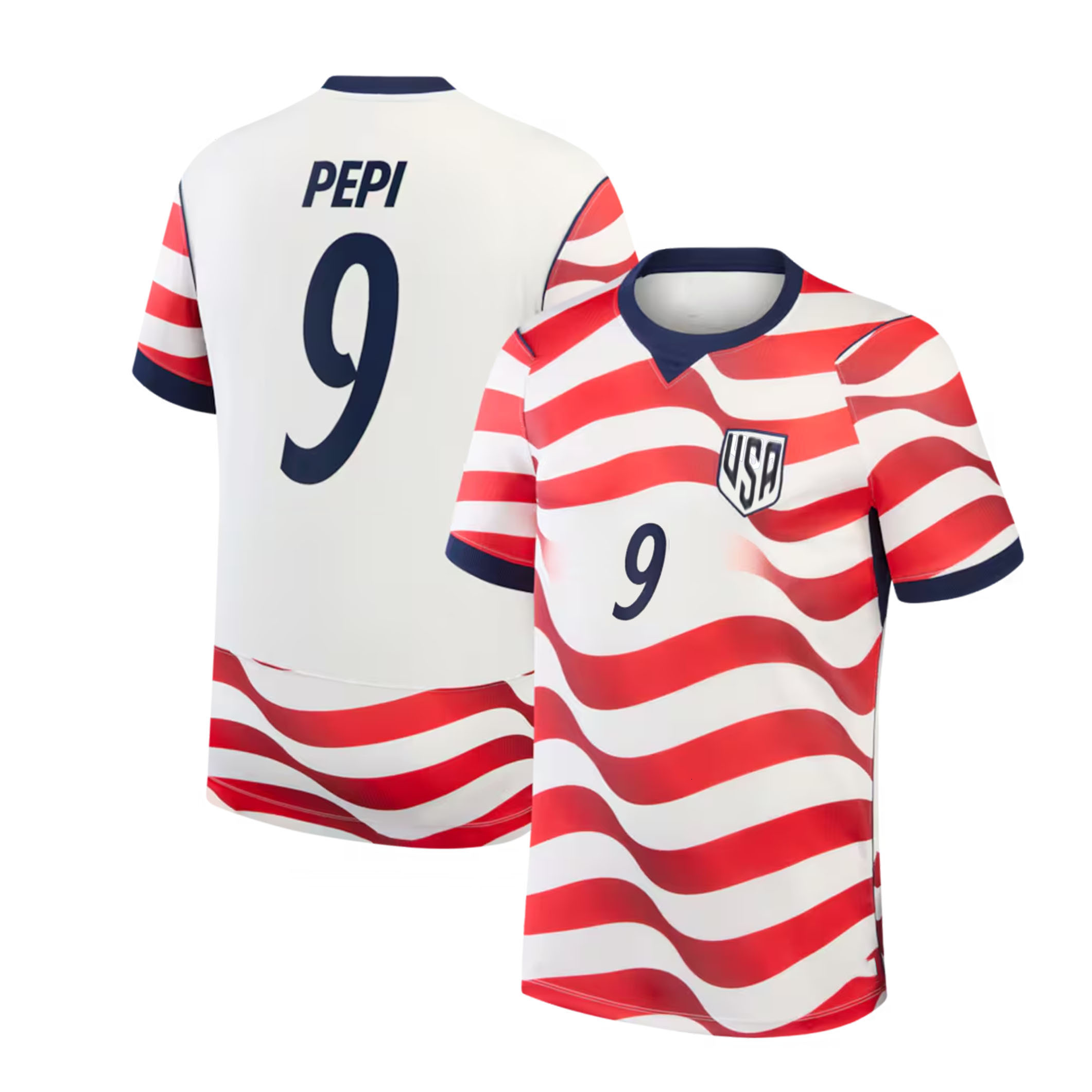 America Jersey Timothy Weah NO. 21 World Cup 2026 T shirt American National Team Sports T-shirt Jerseys USA Flag Football Stars United States Man Woma