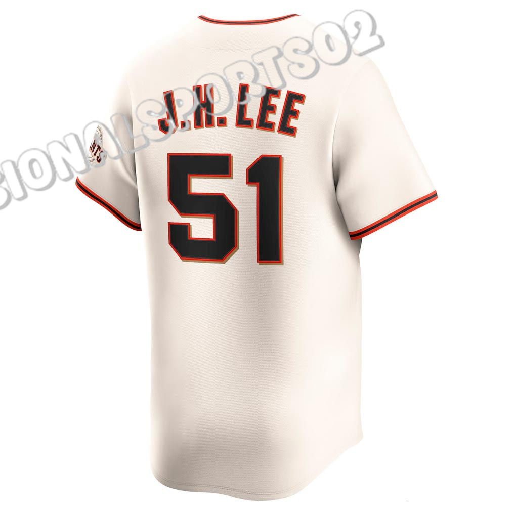 new San Francisco Giant Jersey 62 Webb 26 Chapman 51 J H Lee 2 Adames 14 Bailey Logan Webb Matt Chapman Jung Hoo Lee Willy Adames Patrick Bailey Jerse