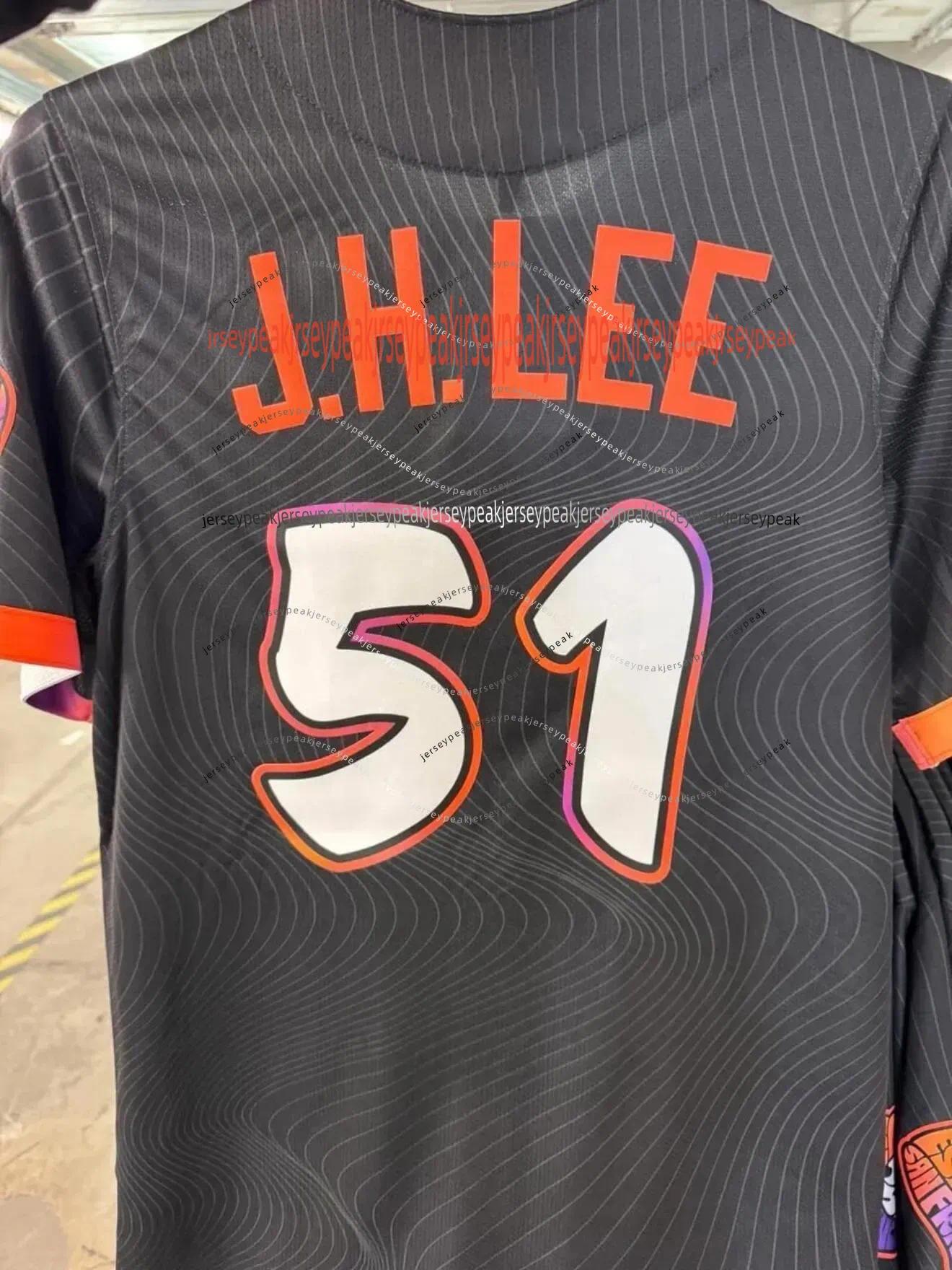 51 Jung Hoo Lee 2026 Black Baseball Jersey Chapman Logan Webb Mike Yastrzemski Wade Jr. Bailey San Francisco Jersey Giant