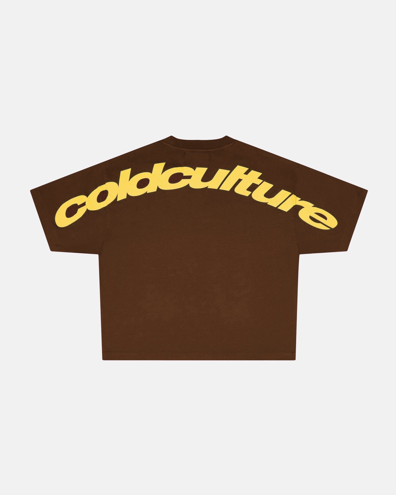 COLD Boxy Men Tee T shirts Y2K Oversize Boys Clothing Tees Cotton TOPS