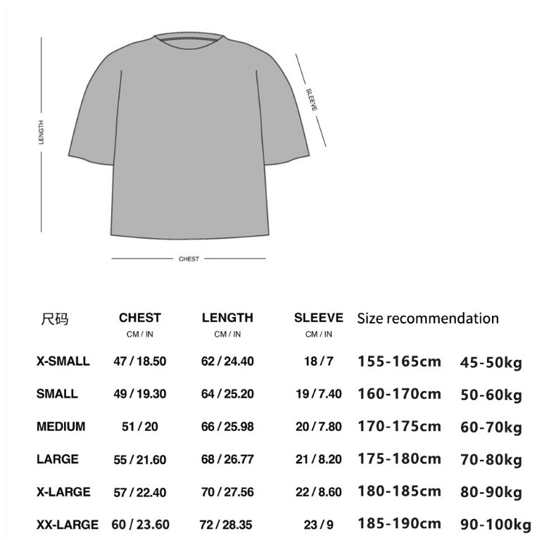 COLD Boxy Men Tee T shirts Y2K Oversize Boys Clothing Tees Cotton TOPS
