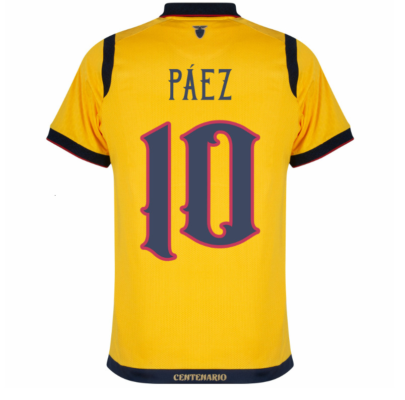 2026 Ecuador soccer jersey 26 27 Black Special Centenary Hincapie Paez MCAICEDO PACHO Home away third Football uniform fans version top
