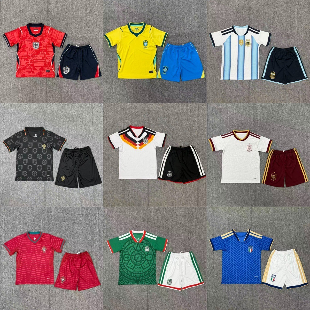 2026 World Cup Kids Football Jersey National Team Soccer Shirt For Boys