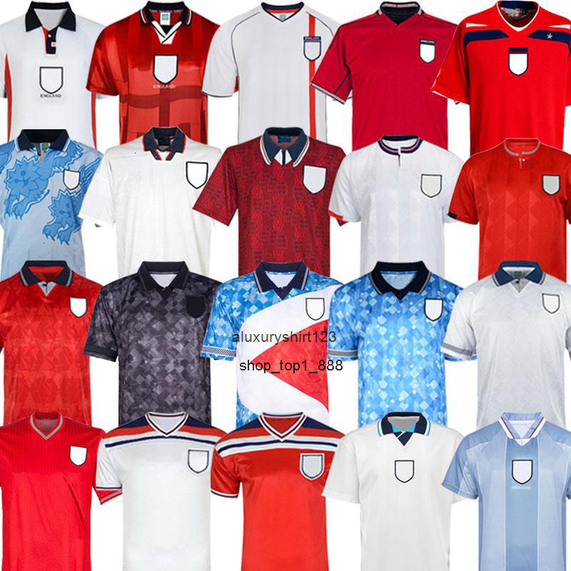 1982 1994 1998 2002 1996 2008 89 EnGlAND soccer jerseys Blackout kits GASCOIGNE OWEN GERRARD Retro football shirt BARNES 1990 mash up FOWLER ROBSON SC