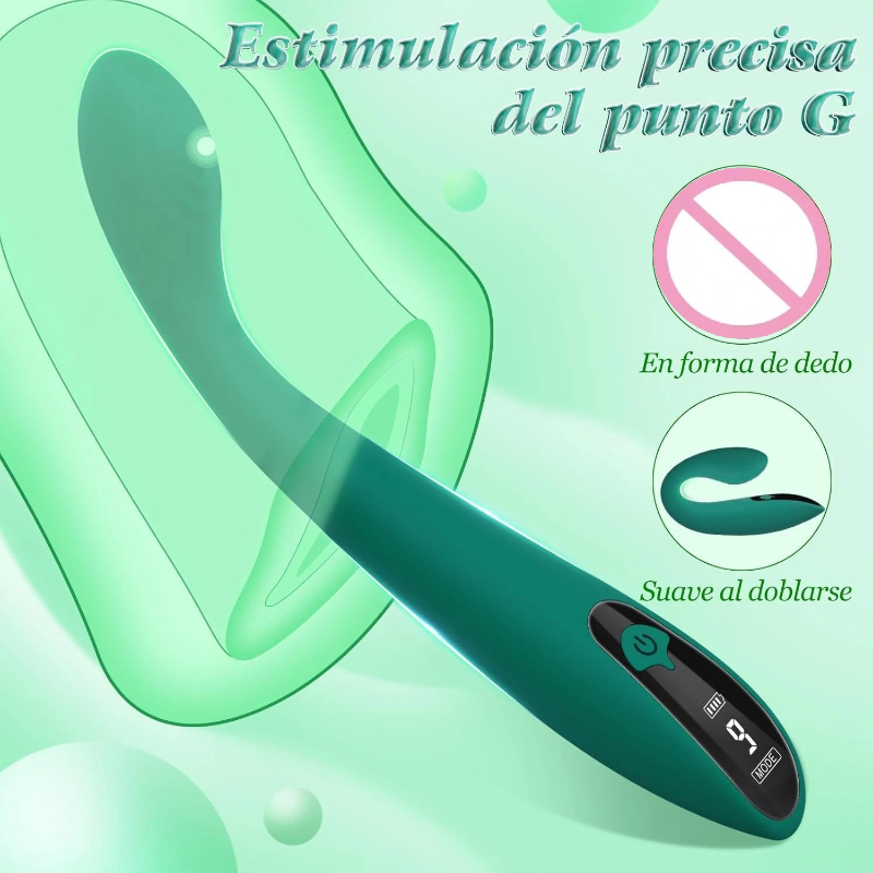 G-Spot Vibrator with Digital Display, 9 Vibration Modes, Silicone Magnetic Charging AV Wand, Sex Toys for Women