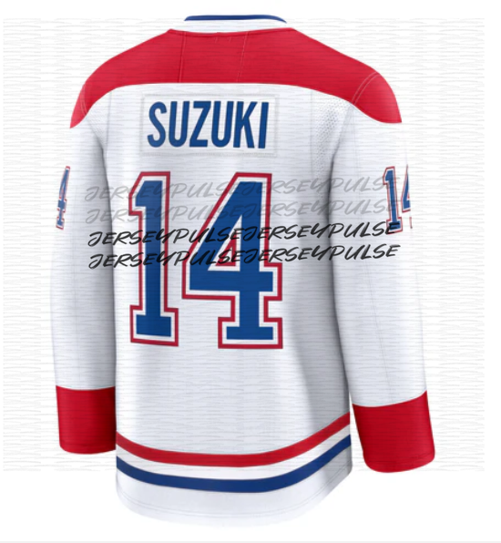 13 Cole Caufield montreals hockey jersey canadiens jersey Nick Suzuki Juraj Slafkovsky Hutson Brendan Gallagher Kirby Dach Sam Montembeault Patrick Ro