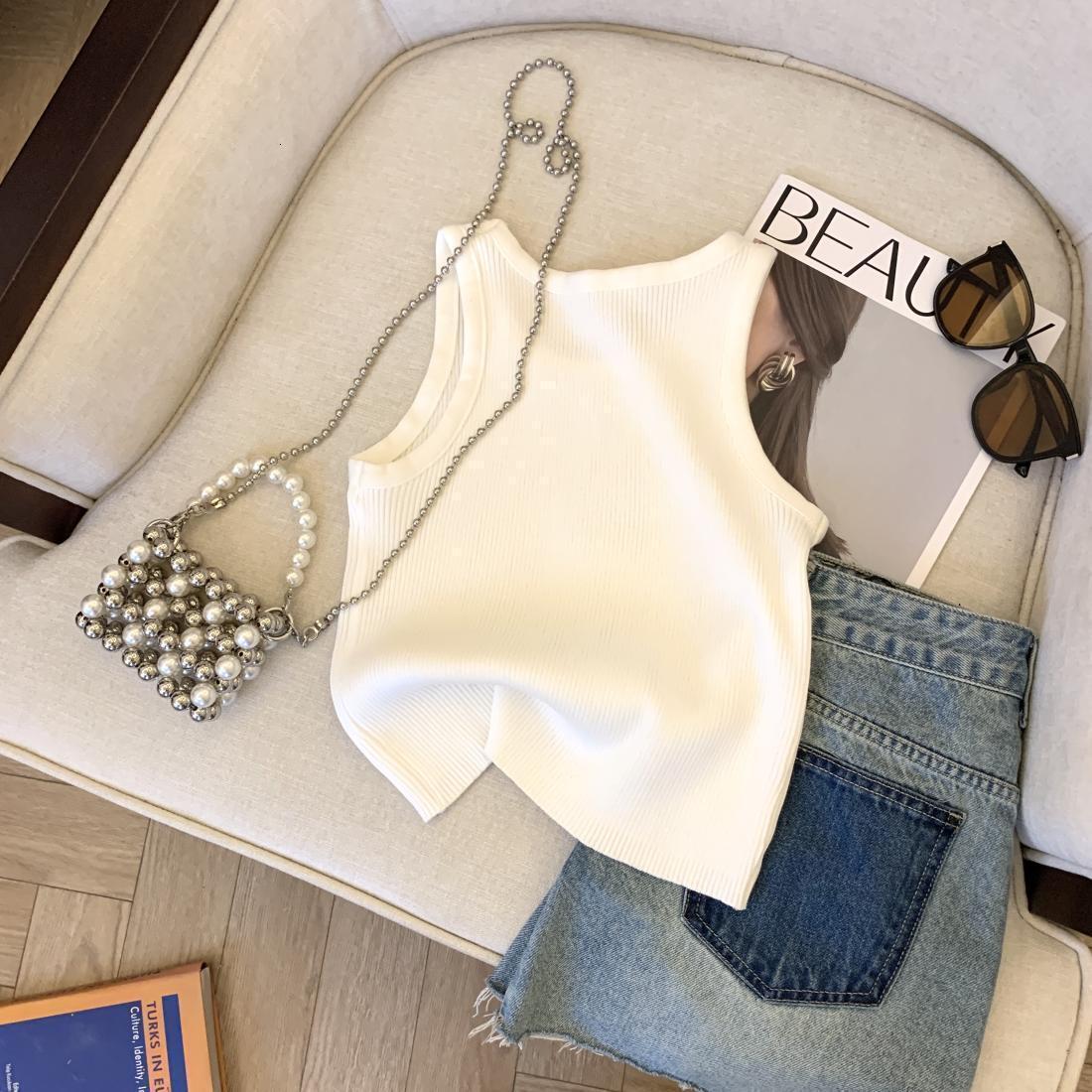 Large Size Women's Embroidered Camisole Designer Vest For 2026 Summer New Versatile Retro Fashion Casual Outdoor Temperament Sleeveless Top Trend