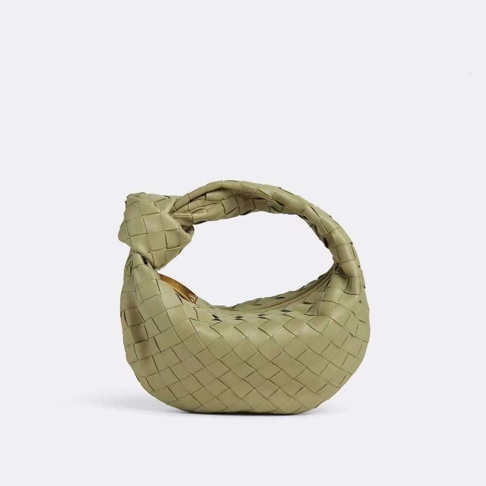 New Model Woven BV Clutch Bag With Knot Compact Lightweight Available In Large And Small Sizes SENYY