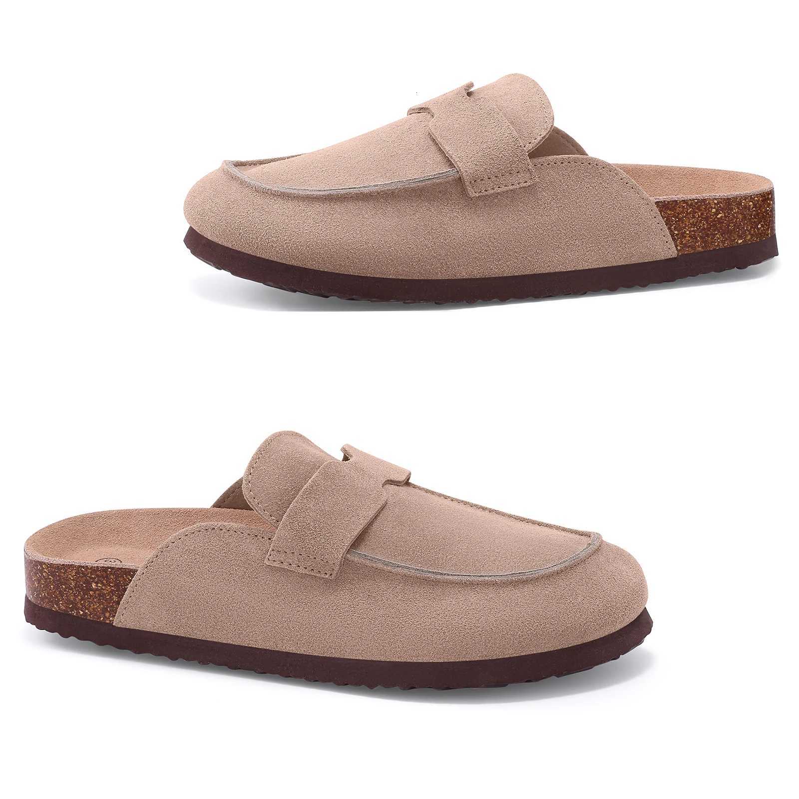 Pallene Summer New Clogs Slippers For Women Non-slip Leisure Sandals Cork Insole Outdoor Slides Slip On Fashion Womens Mules H260509