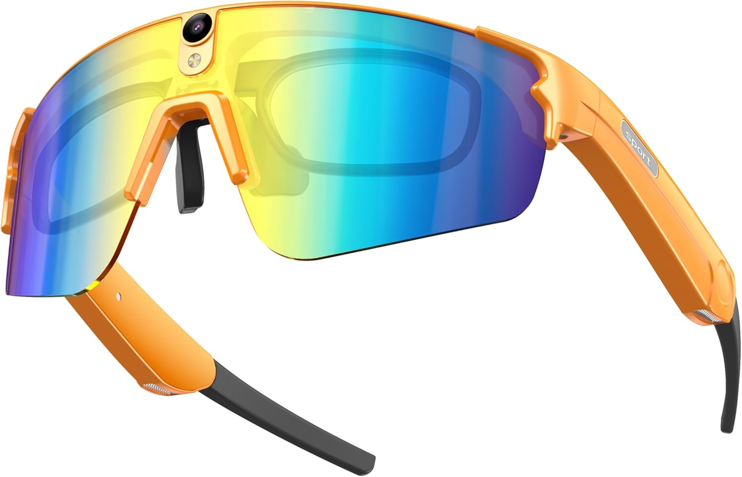 AI Glasses with HD 8MP Camera,Smart Glasses with 290 mAh,4K Video Camera Sunglasses with Smart Translation