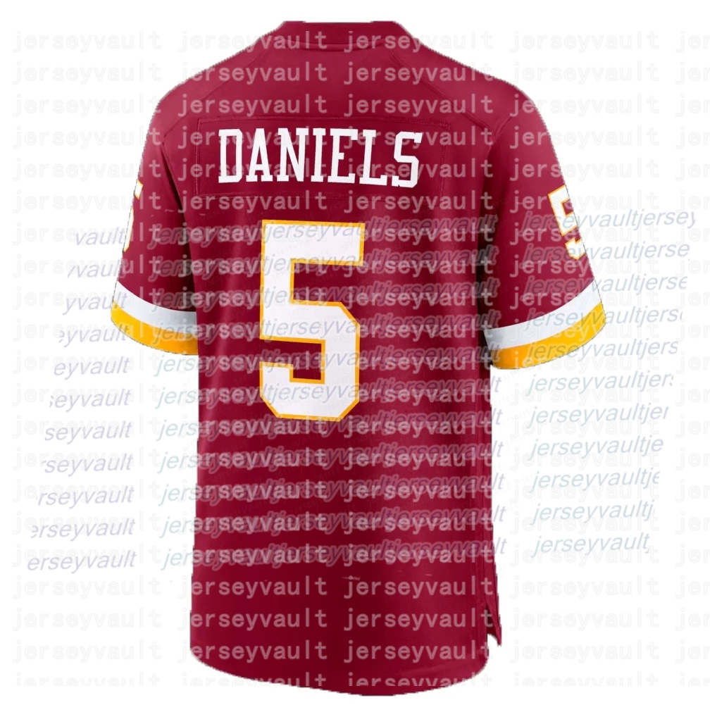 2026 New WashingtonS City Commander Jersey Jayden Daniels McLaurin Sainristil Taylor Football Jerseys55