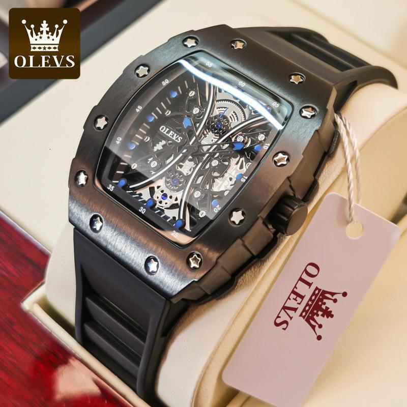 OLEVS Student Work Fashion Leisure Sports Watch Wine Barrel Designer Quartz Watch Waterproof Night Light Business Men's Watch Men's Watch