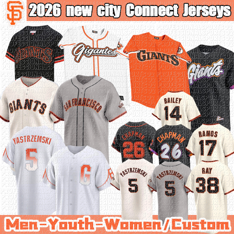 new San Francisco Giant Jersey 62 Webb 26 Chapman 51 J H Lee 2 Adames 14 Bailey Logan Webb Matt Chapman Jung Hoo Lee Willy Adames Patrick Bailey Jerse