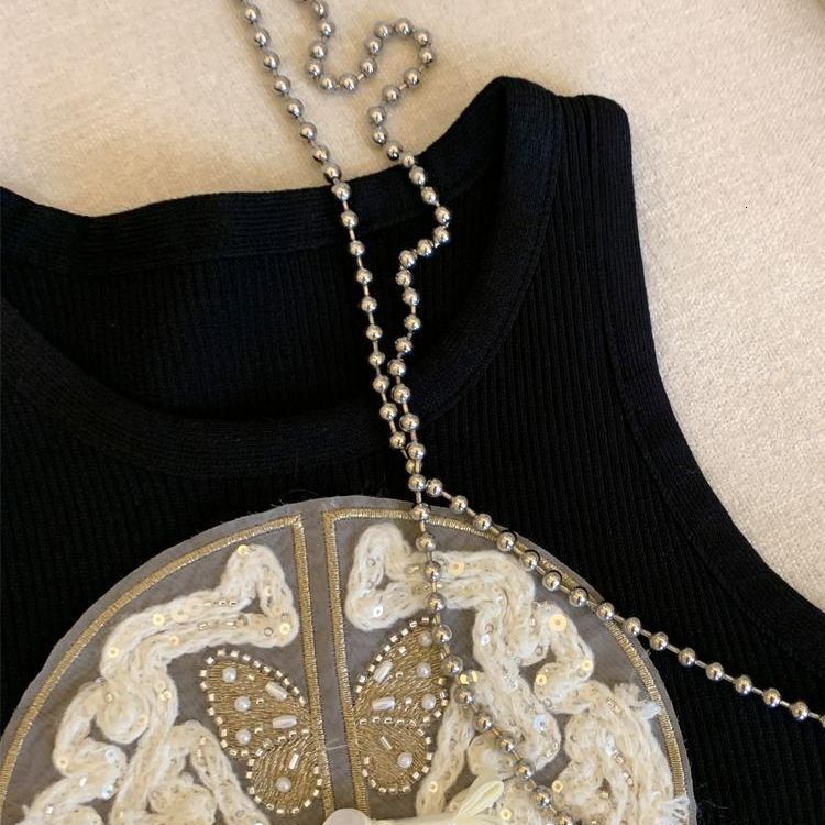 Large Size Women's Embroidered Camisole Designer Vest For 2026 Summer New Versatile Retro Fashion Casual Outdoor Temperament Sleeveless Top Trend
