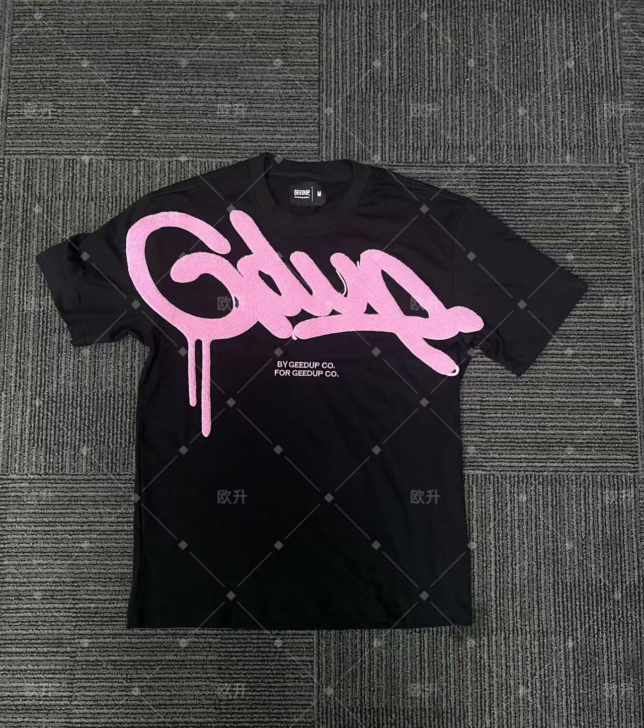 GEEDUP Printed Men T shirt Short Sleeved Letters Cotton Breath Shirts Summer Wear Unique And Elegant Clothing Tee Tops