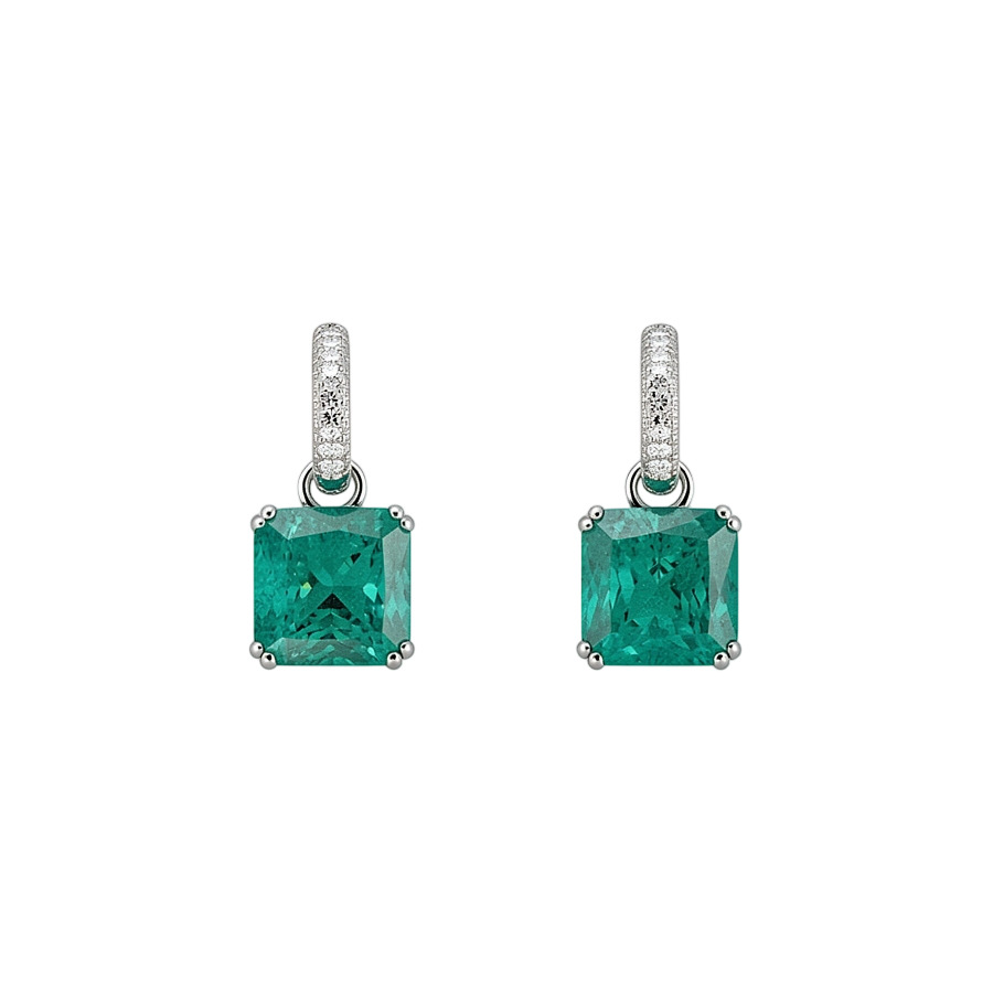 Zircon Square Bow Earrings Necklace Set, Light Luxury, High-end, Exquisite and Elegant Jewelry for Women - view 9