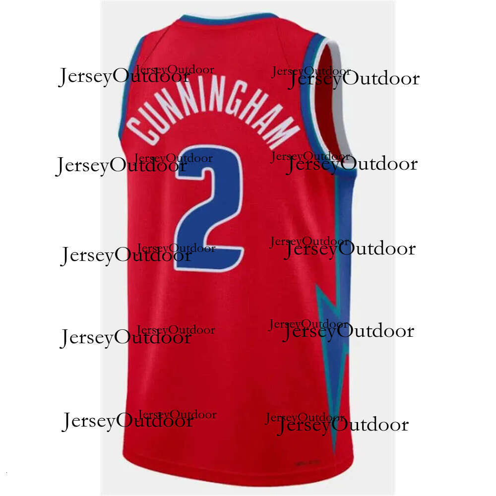 Cade Cunningham Jerseys Basketball Jersey Ausar Thompson Jalen Duren Isaiah Stewart Tobias Harris Kevin Huerter Ronald Holland Caris LeVert Custom