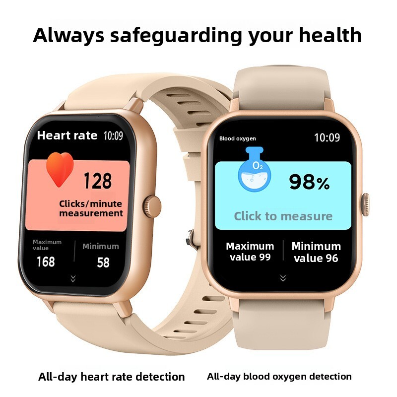 OLEVS Designer Smart Watch HD Touch Screen Bluetooth Call Multi Sport Modes Fitness Tracker Heart Rate Monitor Waterproof Smartwatch for Android iOS D