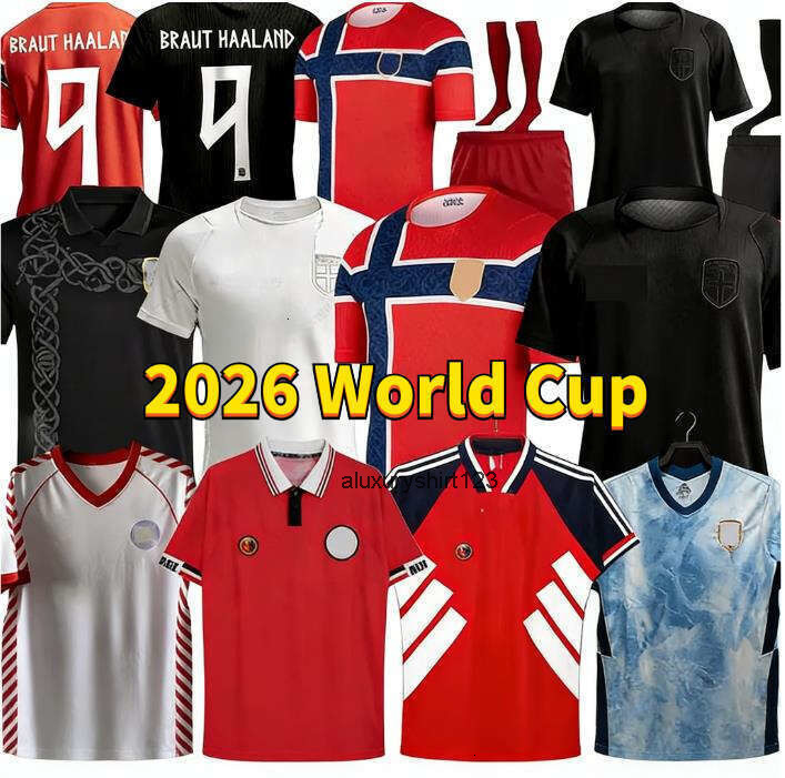 Norway Jersey 2026 World Cup HAALAND Soccer Jerseys SORLOTH NUSA AASGAARD HORN MYHRE DONNUM RYERSON MOLLER WOLFE AJER STRAND 25 26 Noruega Football Sh