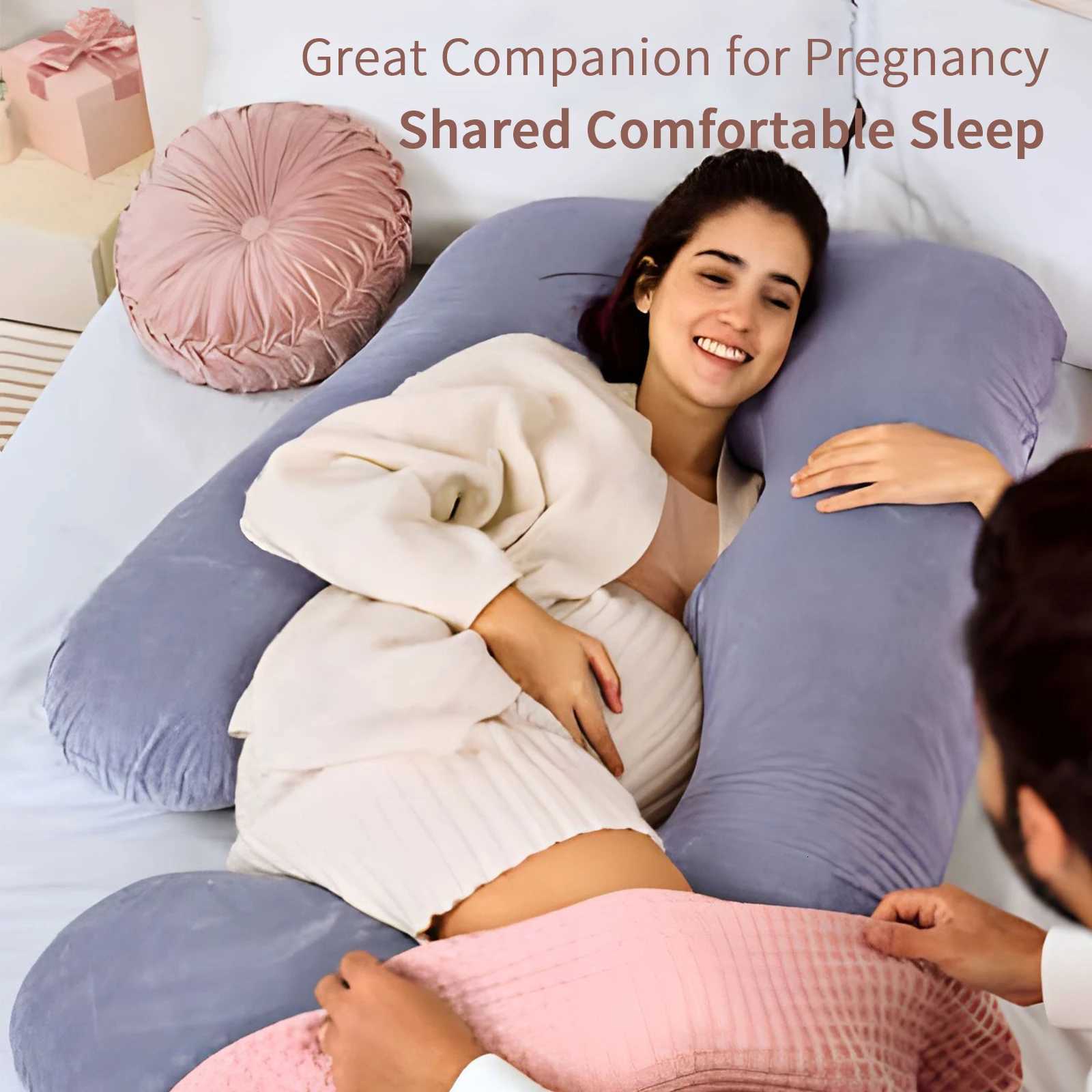 Pregnancy Pillows for Sleeping G Shaped Full Body Maternity Pillow with Removable Cover - Support for Belly for Pregnant Women H260509