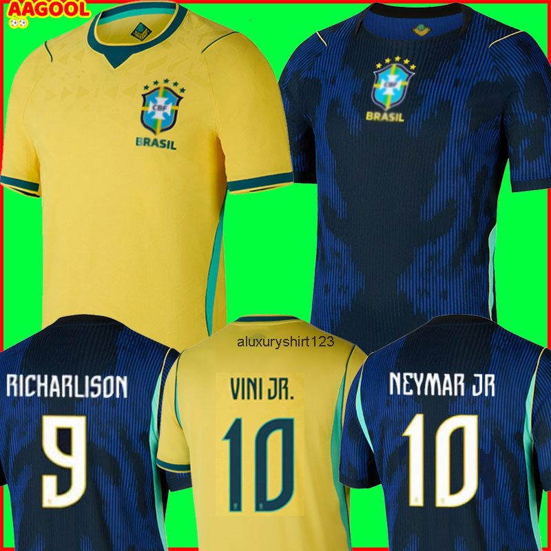 Brazil Soccer Jersey 2026 world cup brasil Football Shirt 26 27 RICHARLISON VINI NEYMAR JR MARQUINHOS RAPHINHA Men kids kit uniforms casima player ver